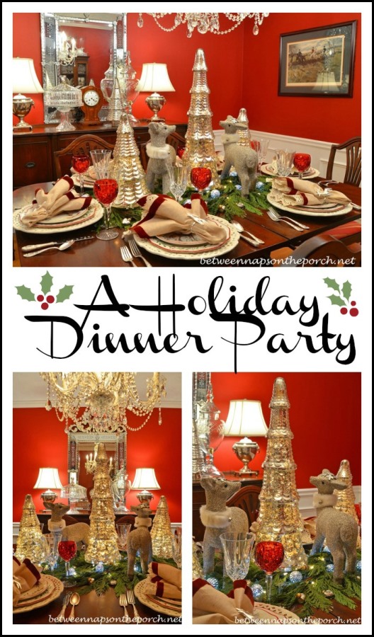 Christmas Dinner Party Tablescape