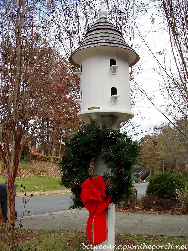 Wreath on Lazy Hill Dovecote 