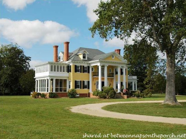 Beautiful Oak Hall, Greek Revival Manor Home