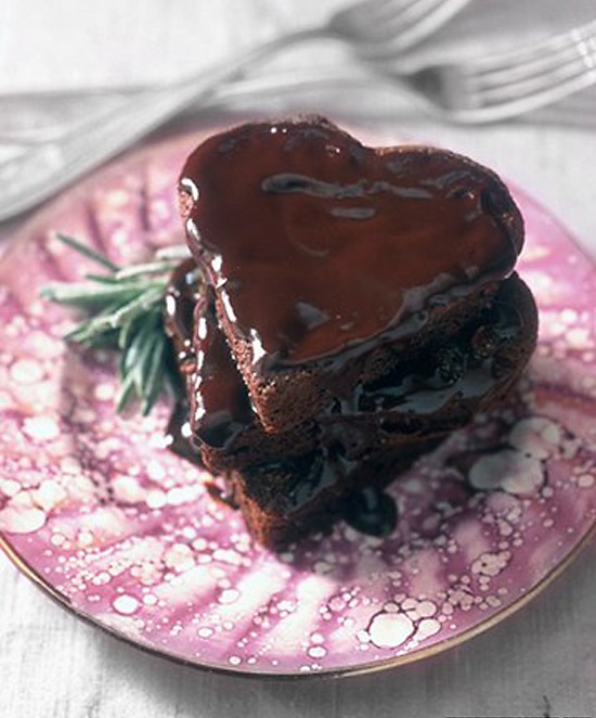 Chocolate Heart Cakes