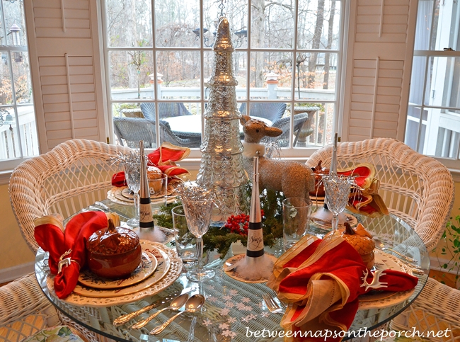 Lenox Winter Greetings, Simple Table Setting For New Year