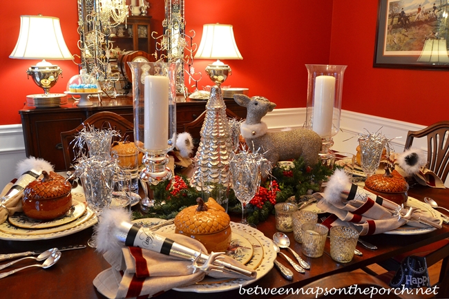 New Year's Table Setting Tablescape 