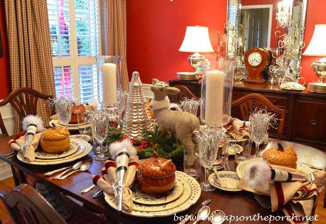 New Year's Table Setting Tablescape 