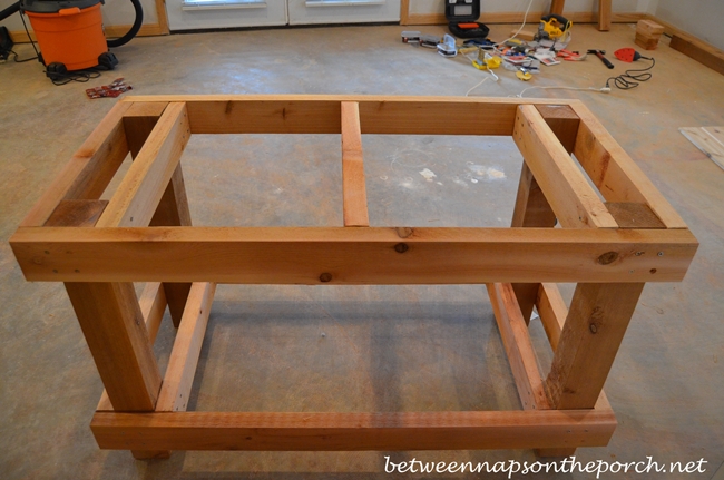 Building a Potting Table or Buffet Server for Parties