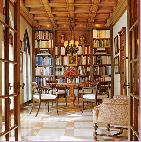 Dining Room Used As A Library 01