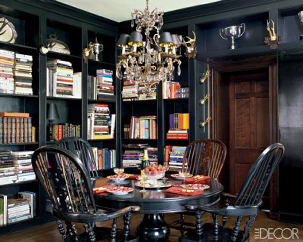 library style dining room