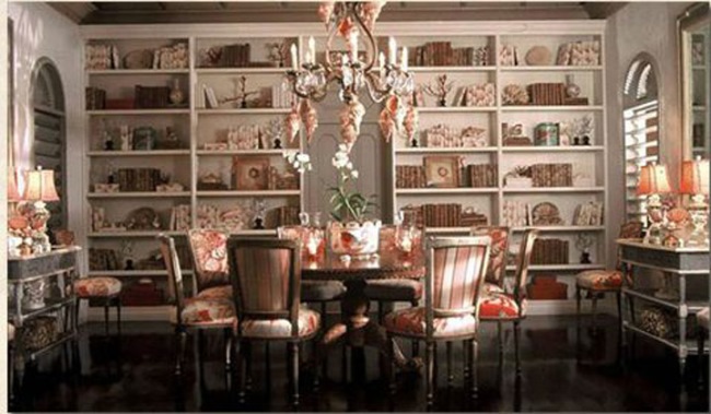 Dining Room Used As A Library 04