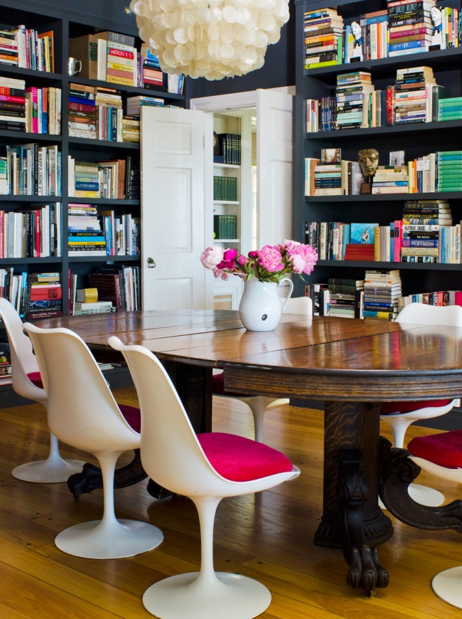 Dining Room Used As A Library 10