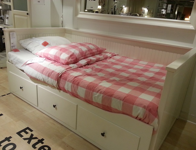 Pink Check Bedding from Ikea