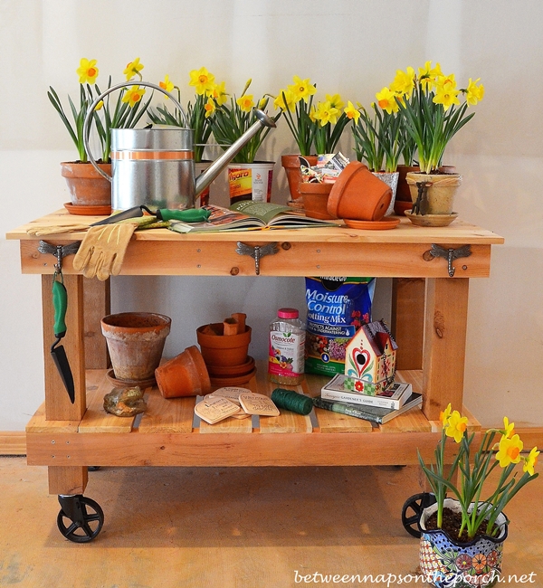 Pottery Barn Abbott Inspired Potting Table & Buffet Server 