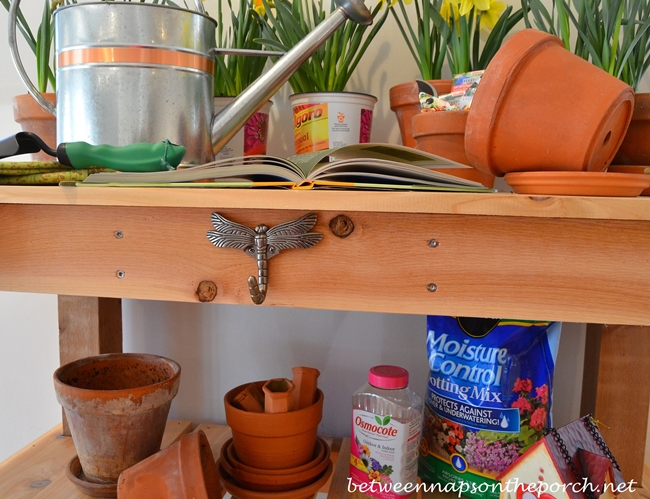 Pottery Barn Abbott Inspired Potting Table & Buffet Server