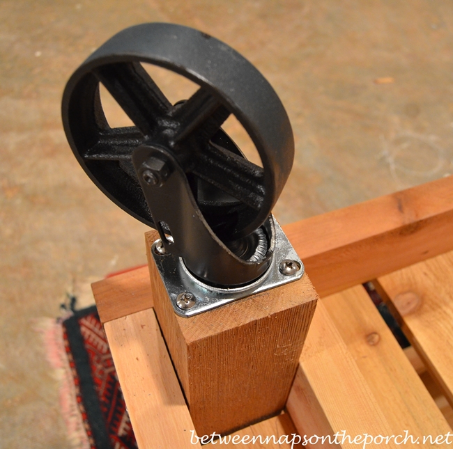 Reproduction Vintage Casters for a Table