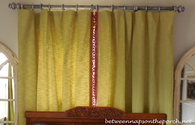 Draperies in Bedroom Makeover