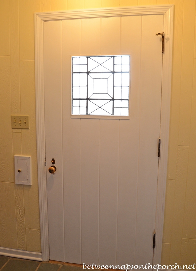 Old Front Door with Window