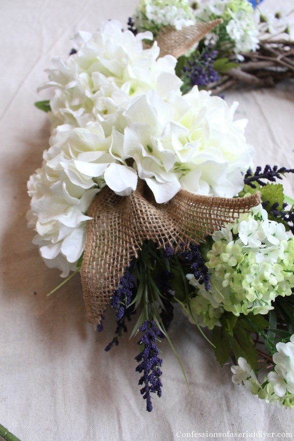 Make a Hydrangea Wreath for Spring