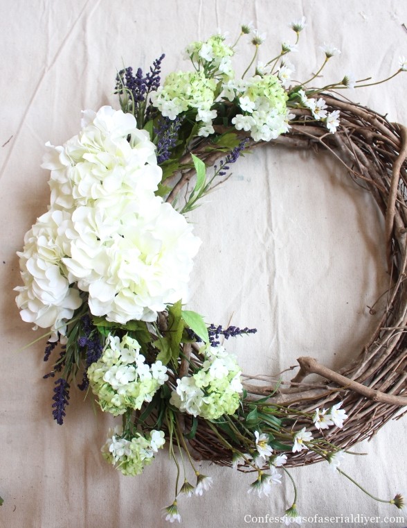 Make a Hydrangea Wreath for Spring