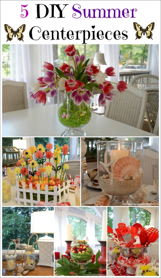 5 DIY Summer Centerpieces