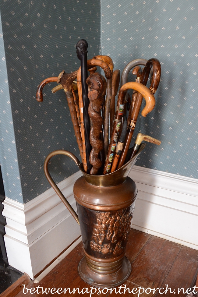 Cane Collection, Greenwood Plantation in St. Francisville, Louisiana