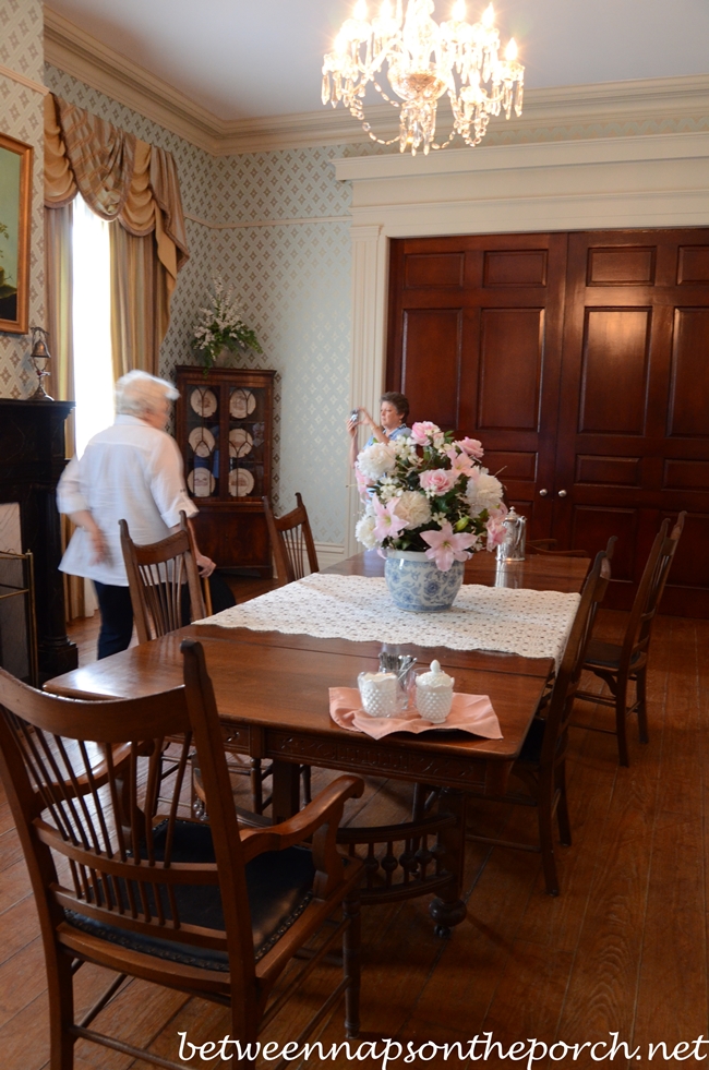 Greenwood Plantation Dining Room, St. Francisville, Louisiana