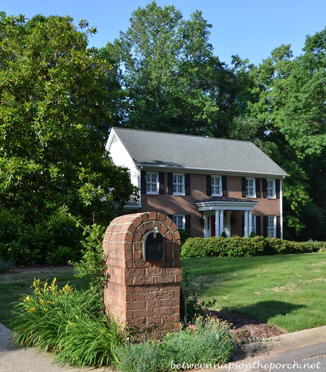 Landscape Around Mailbox For Curb Appeal