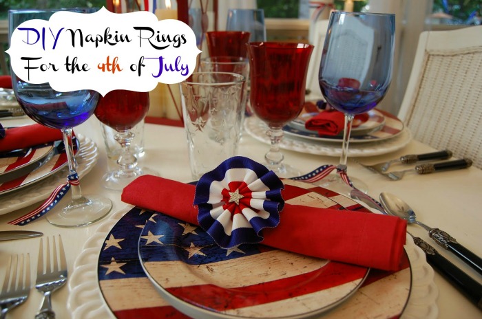 4th of July Napkin Rings DIY Craft Tut