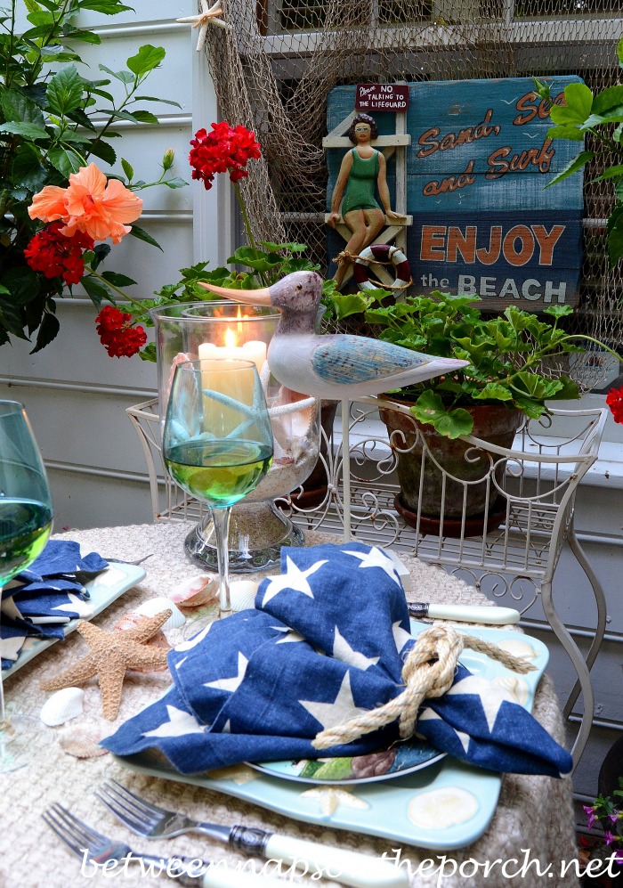 Beach Coastal Tablescape