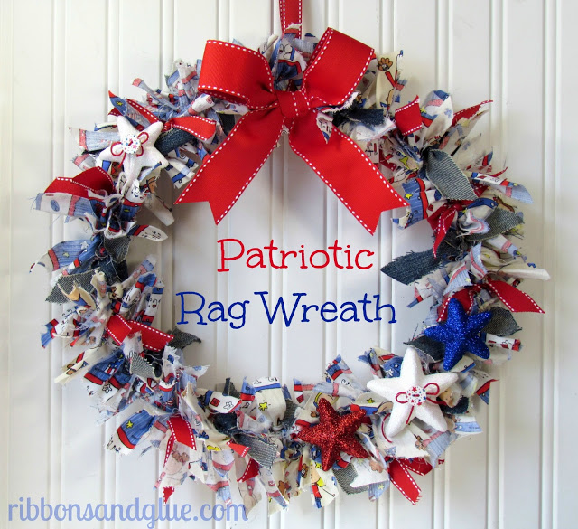 Make a Patriotic Wreath for the 4th of July