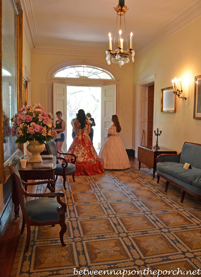 Oak Alley Plantation Entry Hall