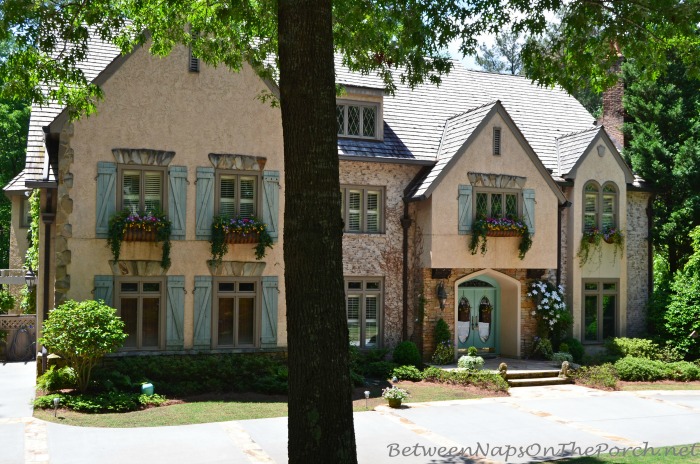 Storybook Home With Window Boxes