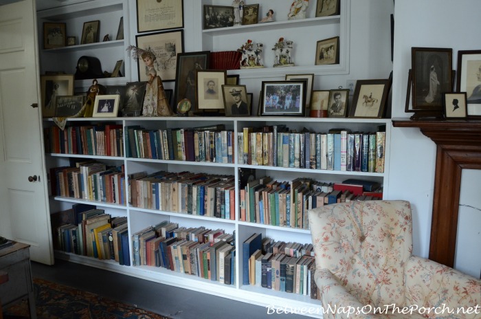 Bookshelves in Frances Parkinson Keyes Studio