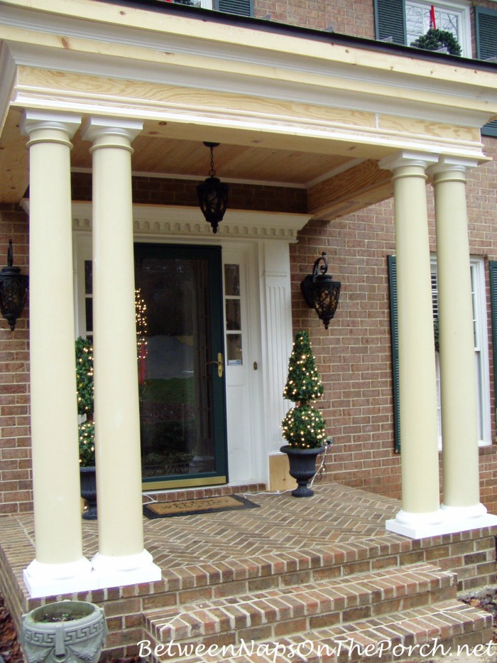 Build Small Front Porch With Columns