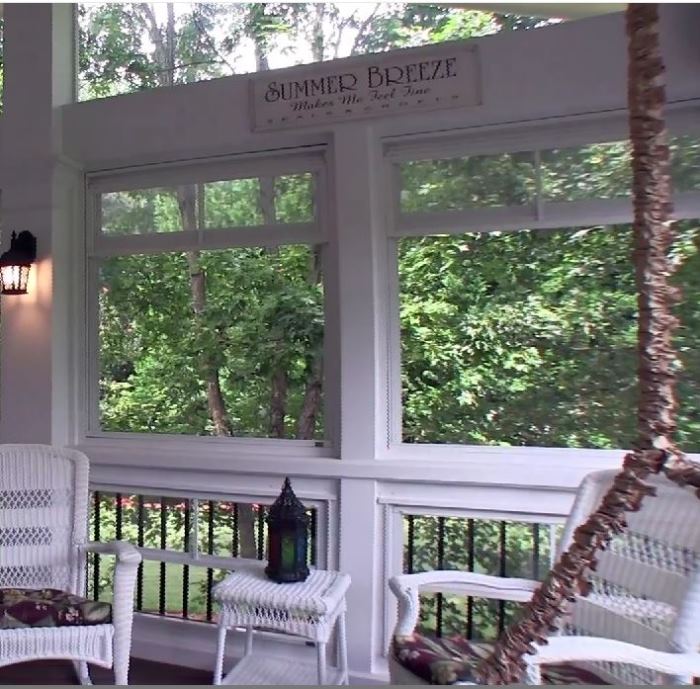 porch screened addition swing covers pollen deck keep windows electric chains area pergola