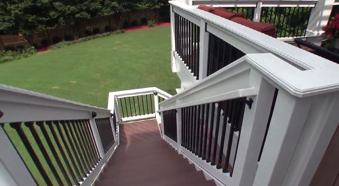 Deck Stairs With Lighting