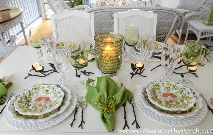 Screened Porch Summer Dinner