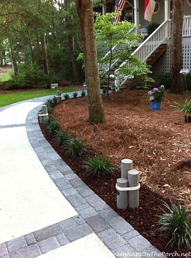 Concrete Walkway Transformed With Beautiful Cobble-Stone ...