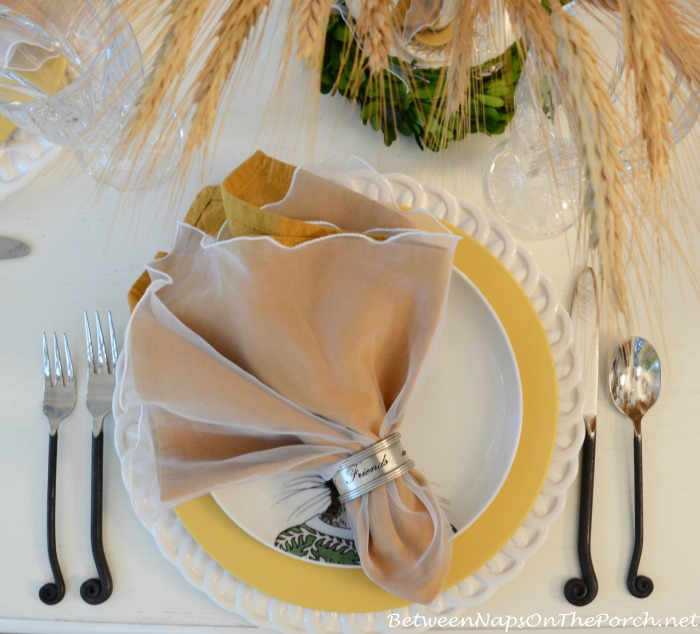 Table Setting With Silver Family & Friends Napkin Rings_wm