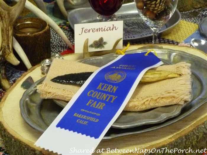 Western Themed Table Setting Wins 1st Place At The Fair