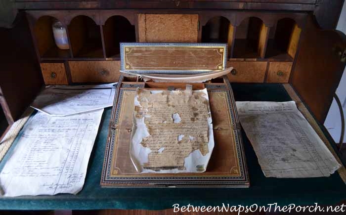 Desk, Gentlemen's Study, Nottoway Plantation