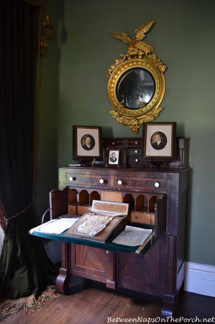 Desk in Gentlemen's Study, Nottoway Plantation