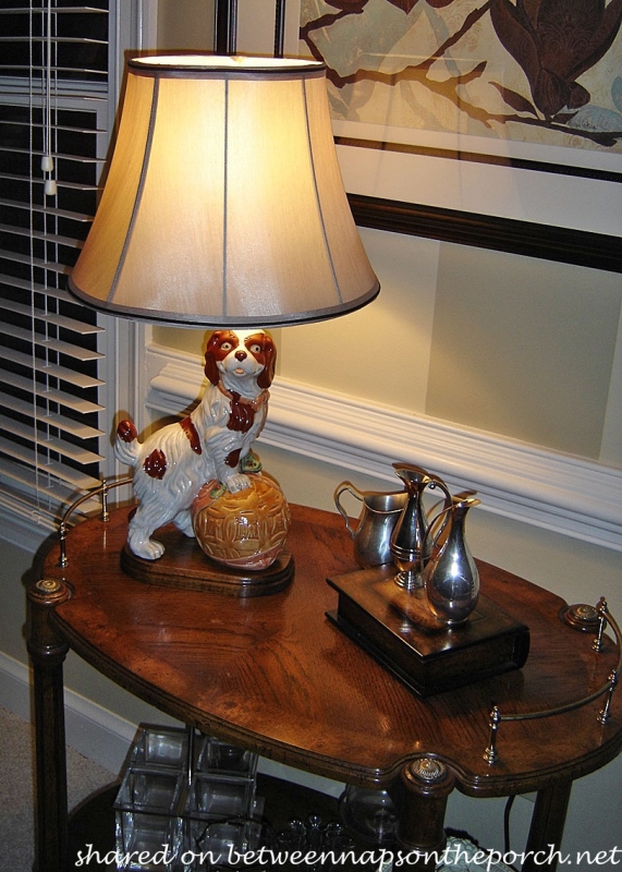 Dog Lamp Made from a Dog Figurine_wm