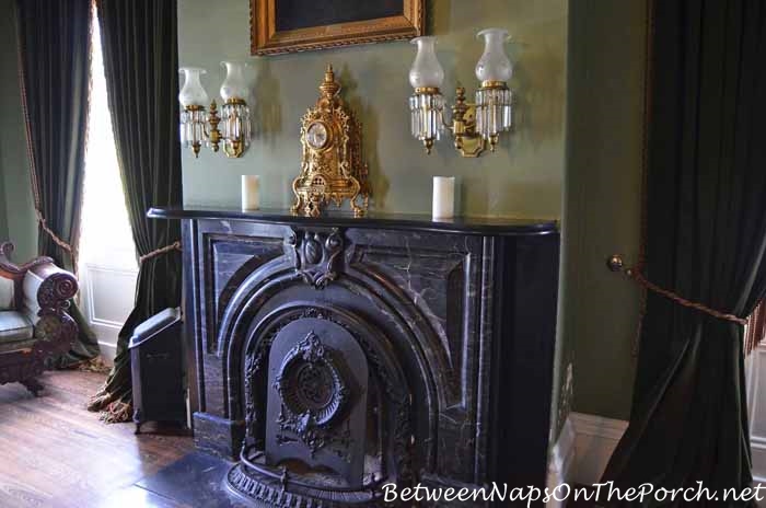 Gentlemen's Study Fireplace, Nottoway Plantation