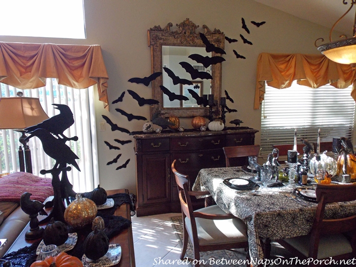 Halloween Decorations with Bats