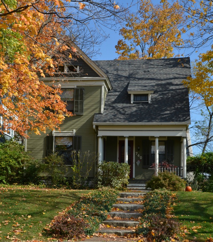 Historic Home in Autumn