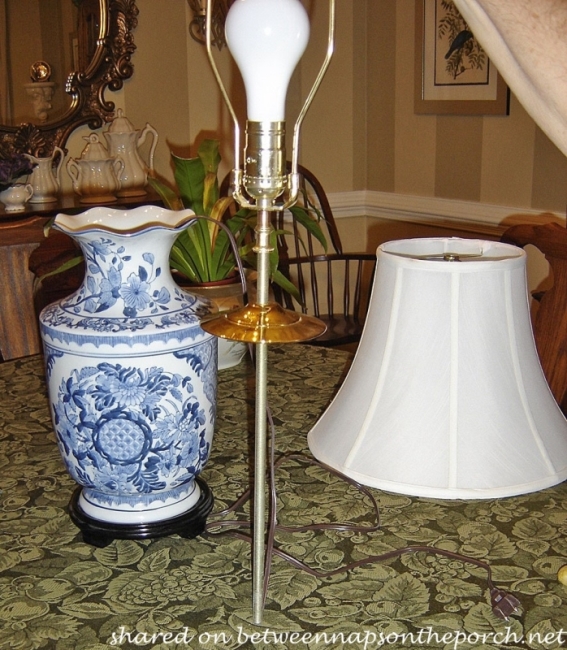 turning a vase into a lamp