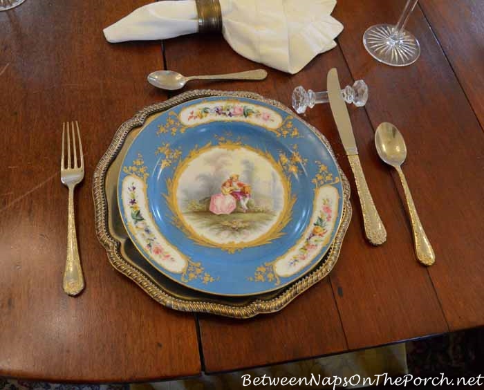 Nottoway Plantation China in Dining Room