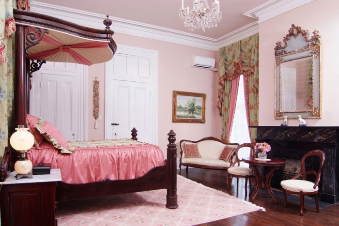 Nottoway Plantation Pink Bedroom