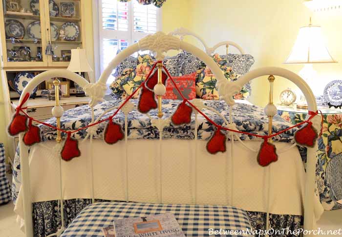 Decorate Bed With Whimsical Garland