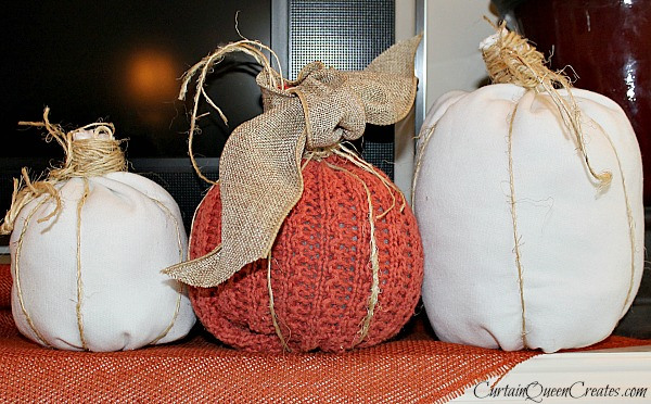 Recycle Shirts for a DIY Pumpkin