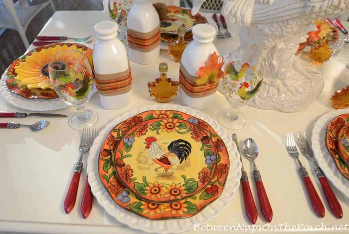 Rooster Dishware Plates