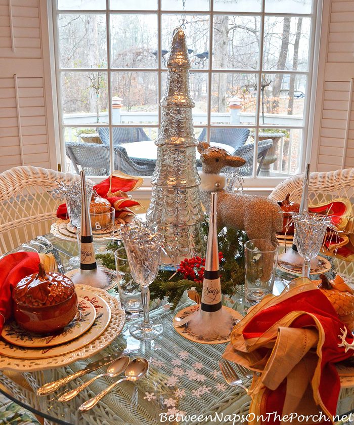 New Year's Party Tablescape Table Setting